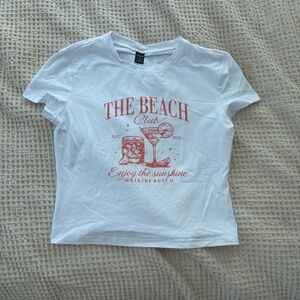 SHEIN Graphic White Tee